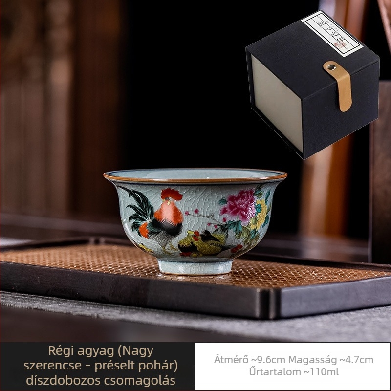 Jingdezhen kerámia teáscsésze – Chicken Cup