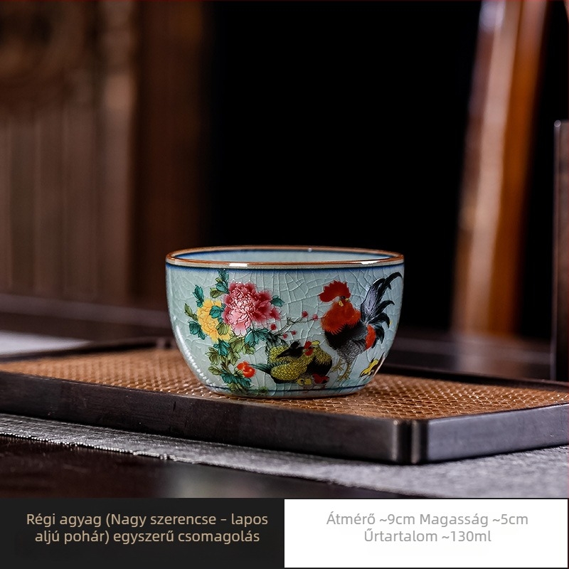 Jingdezhen kerámia teáscsésze – Chicken Cup