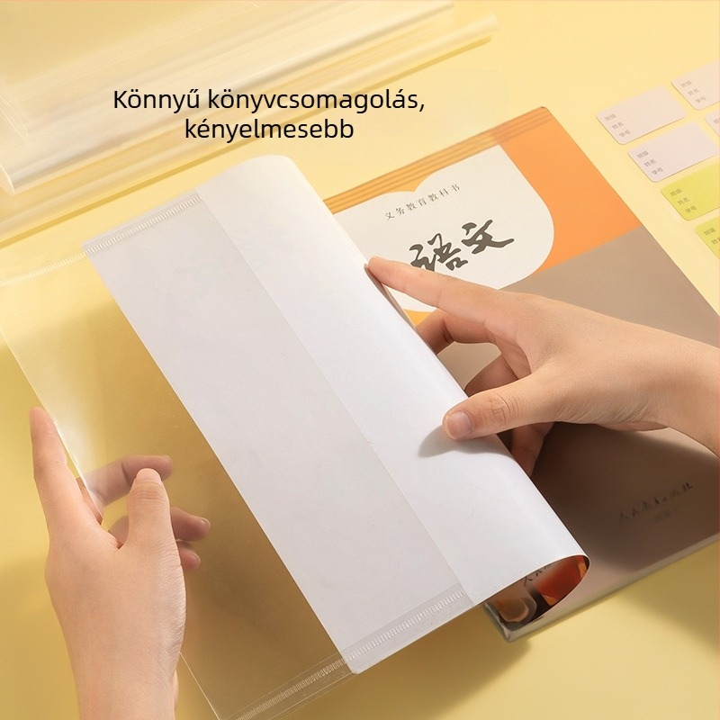 Newsey NS876 Csúszásmentes könyvborító, átlátszó vízálló A4-es méretben, diákoknak