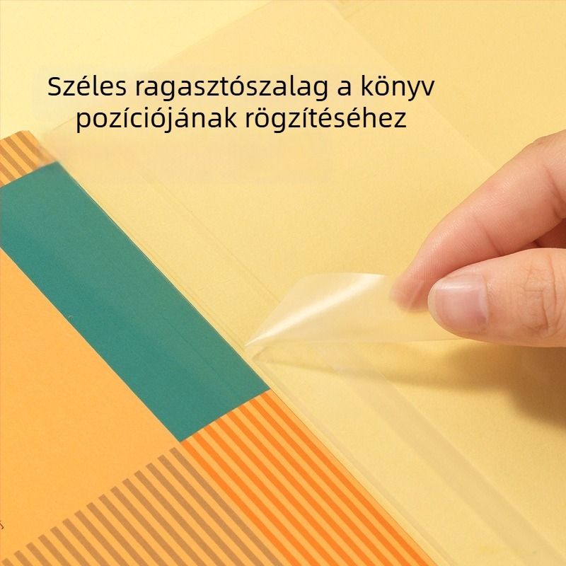 Newsey NS876 Csúszásmentes könyvborító, átlátszó vízálló A4-es méretben, diákoknak