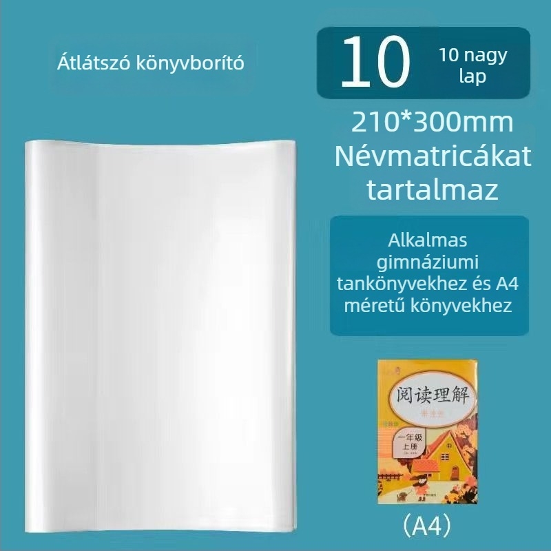 16K/A4 vízálló védőborítás tankönyvekhez általános iskolában – People's Education Edition
