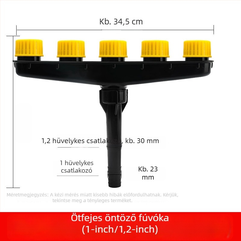Többfejű kerti permetezőfej otthoni öntözéshez