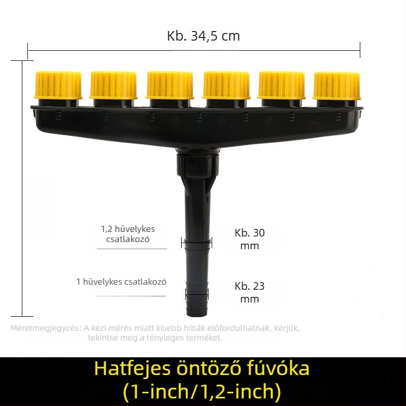 Többfejű kerti permetezőfej otthoni öntözéshez