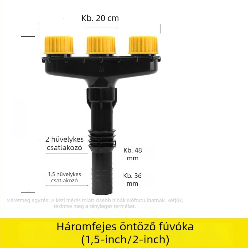 Többfejű kerti permetezőfej otthoni öntözéshez
