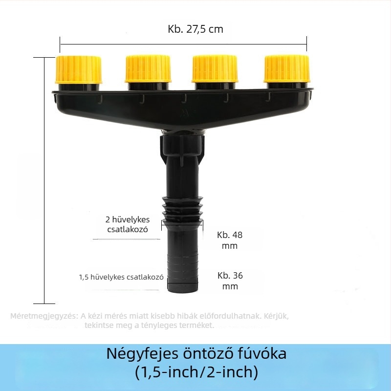 Többfejű kerti permetezőfej otthoni öntözéshez