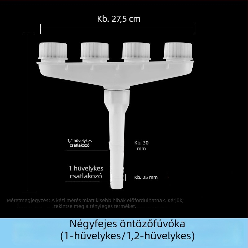Többfejű kerti permetezőfej otthoni öntözéshez
