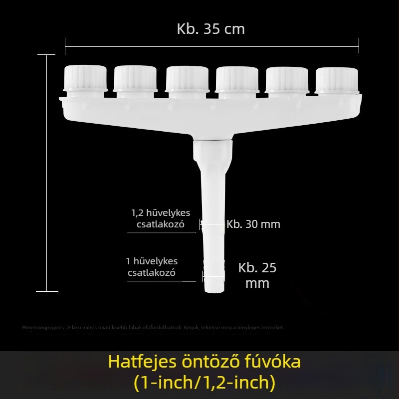 Többfejű kerti permetezőfej otthoni öntözéshez