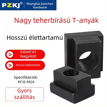 T-nut préselő lemez trapéz blokkhoz, M8–M27