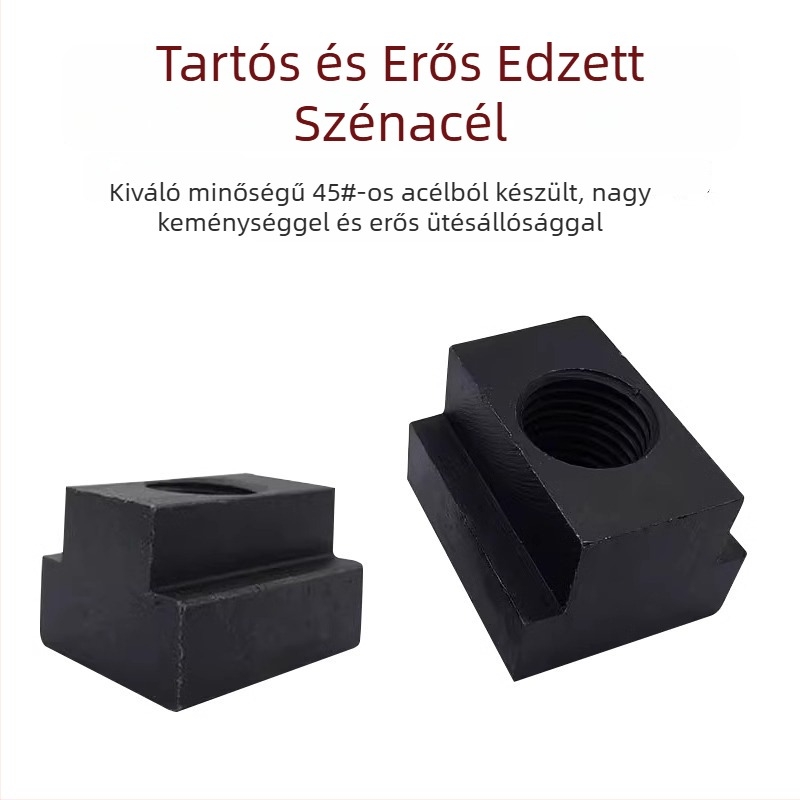 T-nut préselő lemez trapéz blokkhoz, M8–M27