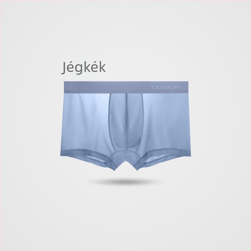 Férfiak légáteresztő nylon boxeralsó, hűsítő érzetű, hálós panelokkal és antibakteriális béléssel