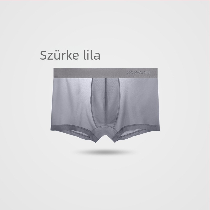 Férfiak légáteresztő nylon boxeralsó, hűsítő érzetű, hálós panelokkal és antibakteriális béléssel