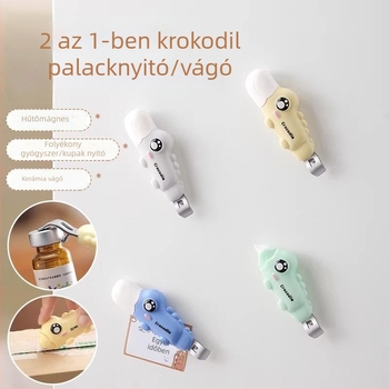 Mágneses 2-in-1 üveg- és doboznyitó, energiatakarékos, többfunkciós, rozsdamentes acél, hordozható