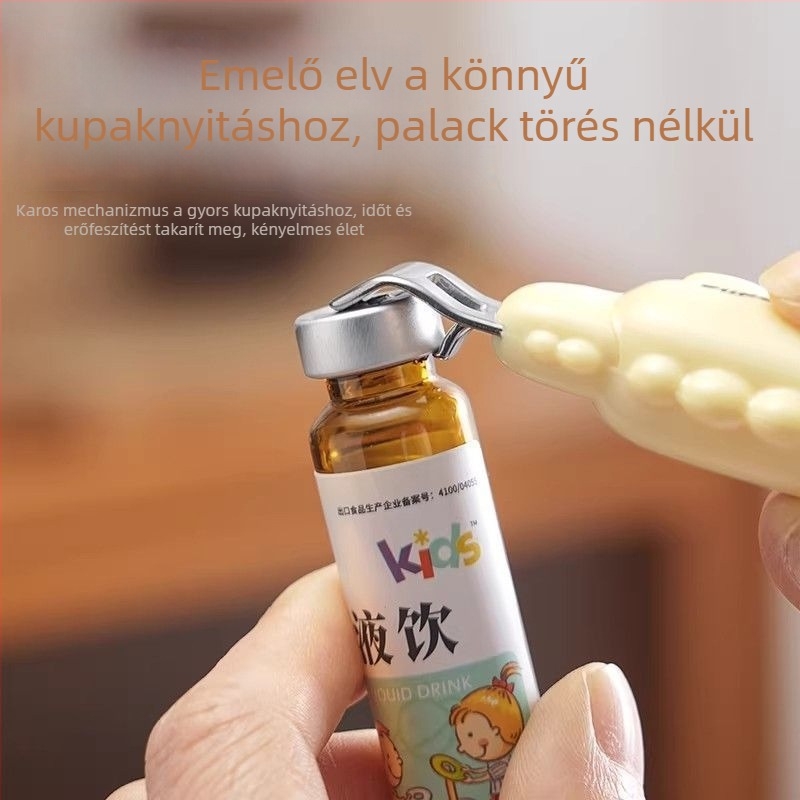 Mágneses 2-in-1 üveg- és doboznyitó, energiatakarékos, többfunkciós, rozsdamentes acél, hordozható