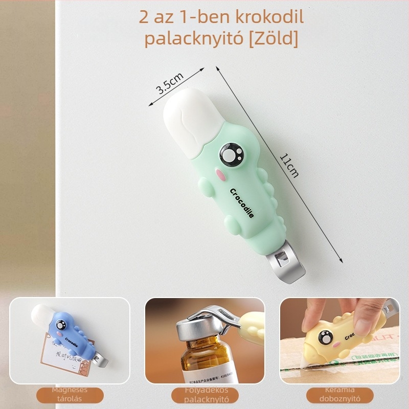 Mágneses 2-in-1 üveg- és doboznyitó, energiatakarékos, többfunkciós, rozsdamentes acél, hordozható
