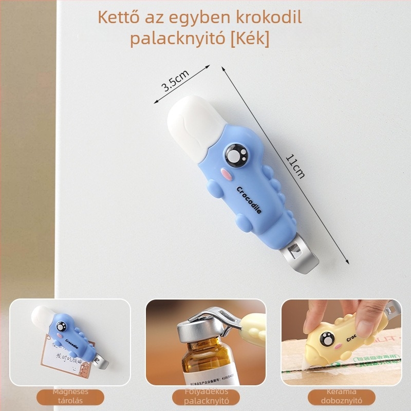 Mágneses 2-in-1 üveg- és doboznyitó, energiatakarékos, többfunkciós, rozsdamentes acél, hordozható
