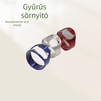 Rozsdamentes acélból készült üvegnyitó gyűrű – kreatív sörös üvegnyitó, konyhai eszköz