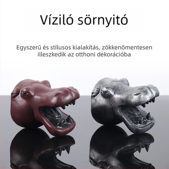Állatfejű üvegnyitó, mágneses hűtőmágnes — tigris és víziló dizájn