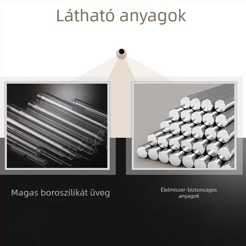 Mingzun Piaoyi üveg teáskanna készlet teás kellékekkel – otthonra és irodába
