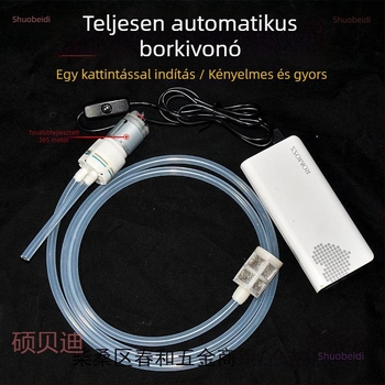 Elektromos borkivonó készülék, teljesen automata, otthoni használatra