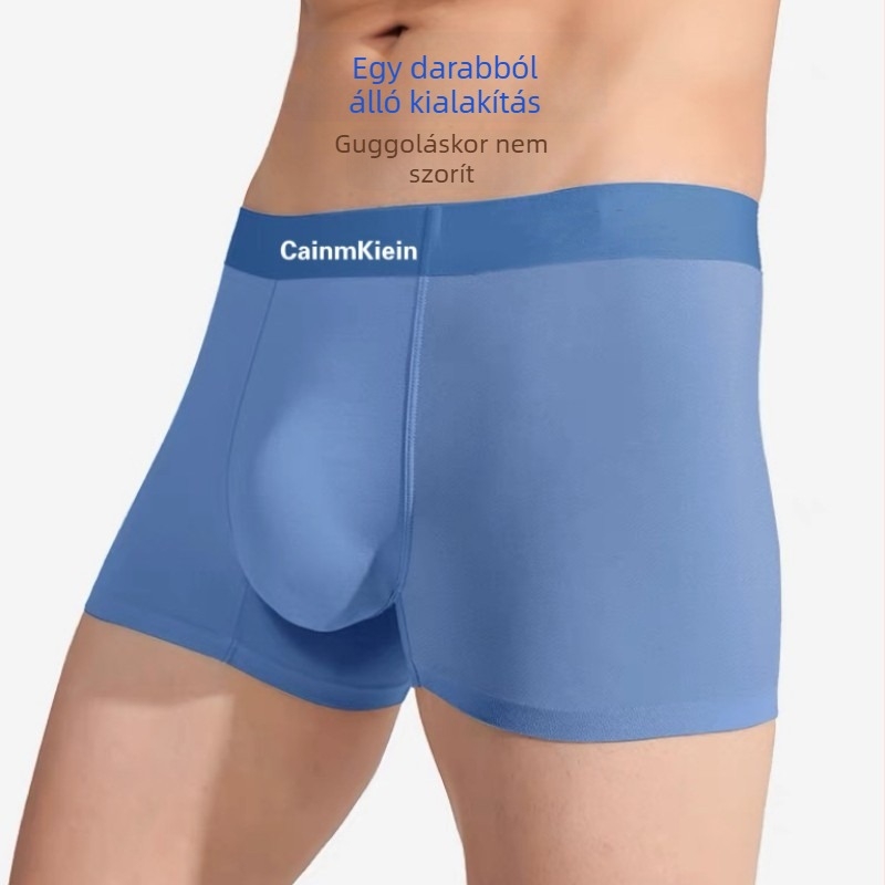 Férfi seamless boxer alsó, lélegző, gyorsan száradó, bőrbarát, egyszínű