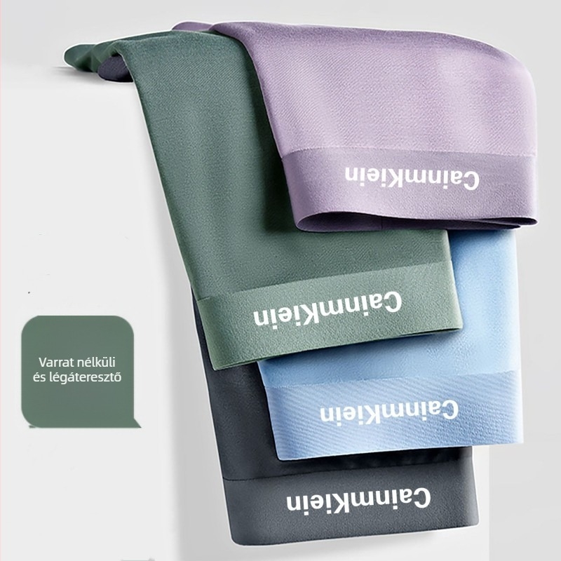 Férfi seamless boxer alsó, lélegző, gyorsan száradó, bőrbarát, egyszínű
