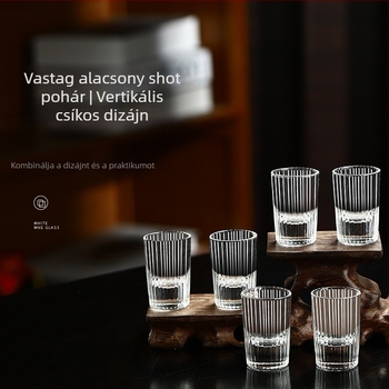 Kristályüveg italos pohárkészlet adagolóval, otthoni használatra, kis poharak, kínai stílusú ivóedények, kreatív egypoharas dizájn