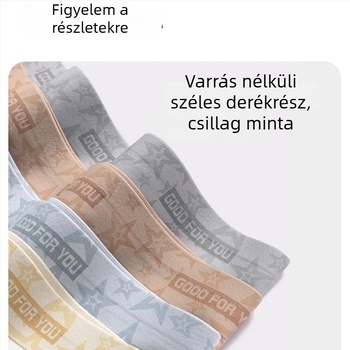 Férfiaknak tervezett varrás nélküli boxer alsó Modal anyagból, szericin fehérjével, antibakteriális, középmagas derék