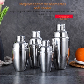 Európai stílusú rozsdamentes acél koktél shaker