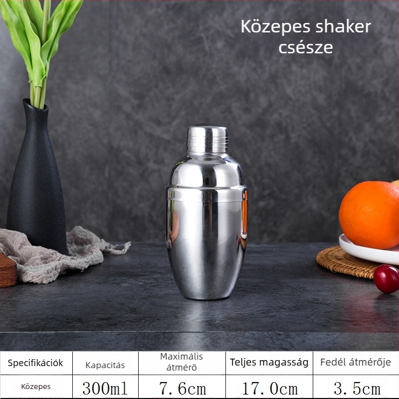 Európai stílusú rozsdamentes acél koktél shaker