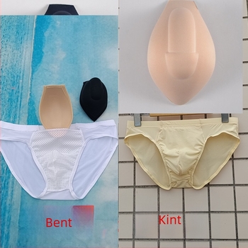 Férfi középmagas derekú brief, légáteresztő Ice Silk anyag, antibakteriális, nagy méret