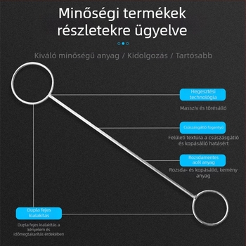 Üvegpalackhoz való vasgyűrű és üvegvágó eszköz