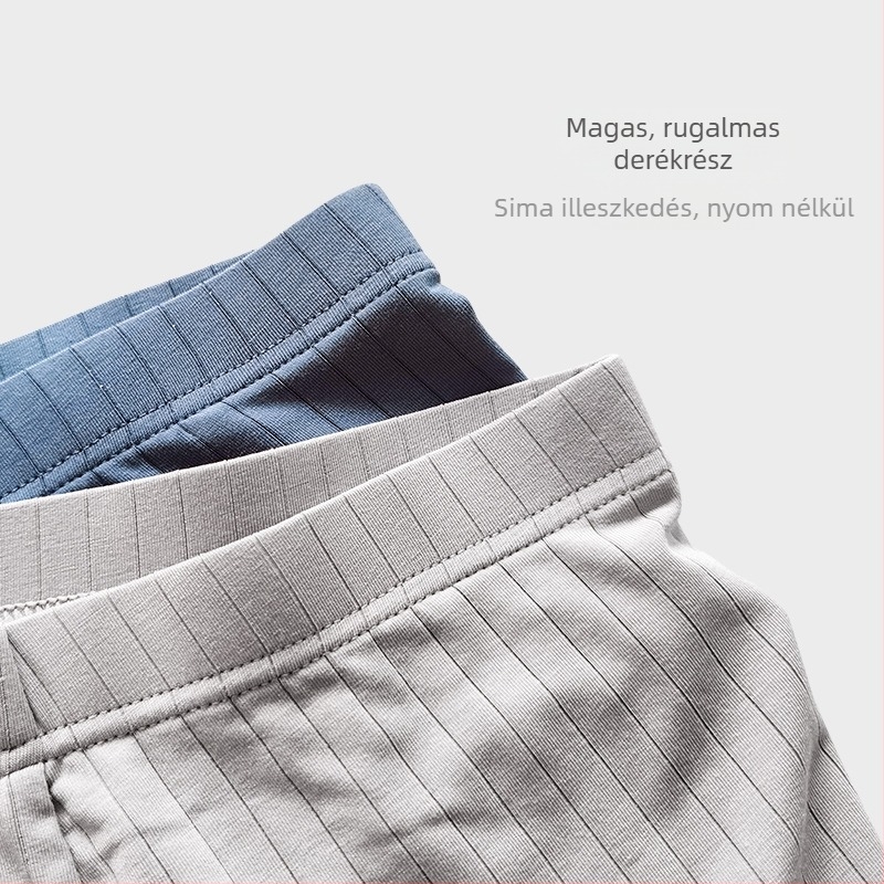 DuPont Lycra Modal férfi boxeralsó, sportos, hosszított fazon, dörzsölés elleni védelem, futáshoz, laza szabás, hosszú lábak