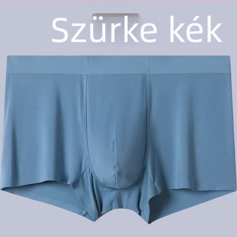 Férfi boxeralsó 100S modal anyagból, lágy és bőrbarát, egyszínű, lélegző, középmagas derekú