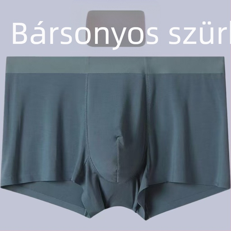 Férfi boxeralsó 100S modal anyagból, lágy és bőrbarát, egyszínű, lélegző, középmagas derekú