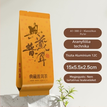 Ősi fa Pu'er tea filterekkel, kis buborékos tasakokkal, Lao Ban Zhang Yi Wu – önálló csomagolási tasakok