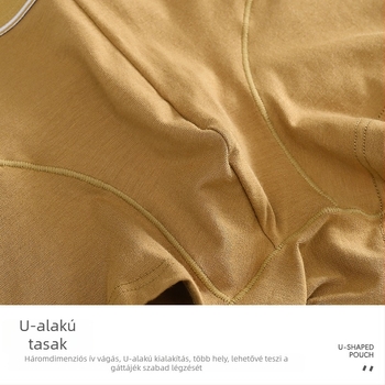 Férfi pamut boxeralsó középmagas derekú, lélegző, laza szabású, plusz méret, egyszínű, magas rugalmasság