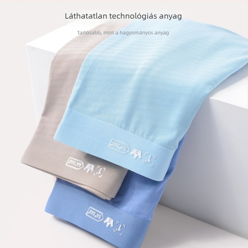 Új férfi modal seamless alsó, lélegző és antibakteriális, tinédzsereknek szánt boxer brief, gyorsan szárad