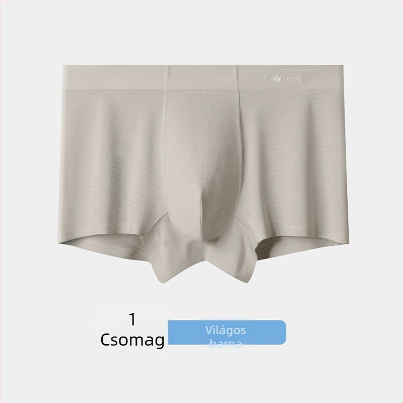Új férfi modal seamless alsó, lélegző és antibakteriális, tinédzsereknek szánt boxer brief, gyorsan szárad