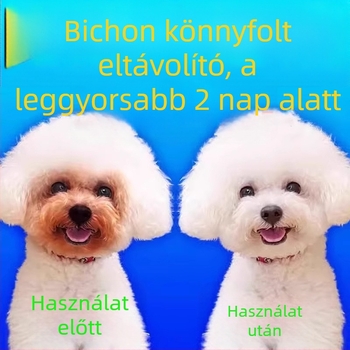 Kutyák könnyezési foltjainak eltávolítására szolgáló folyadék – szemcsepp és szemöblítő oldat