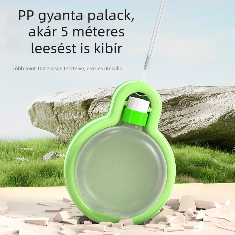 Összecsukható vízivó pohár háziállatok számára, kis testű kutyáknak, hordozható, nagy kapacitású