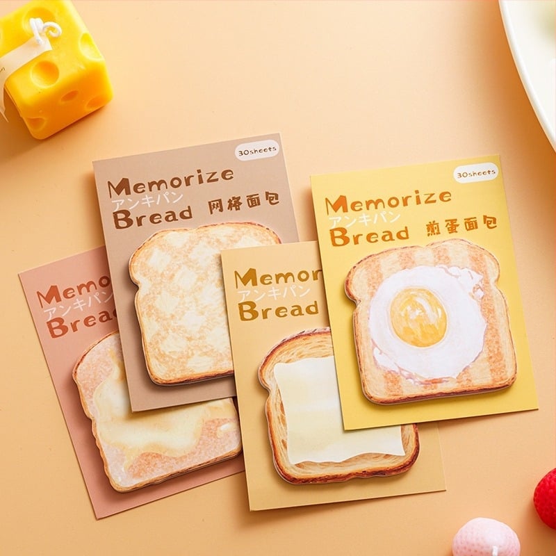 3D Memory Bread sorozat ragasztós jegyzetek, 30 oldal
