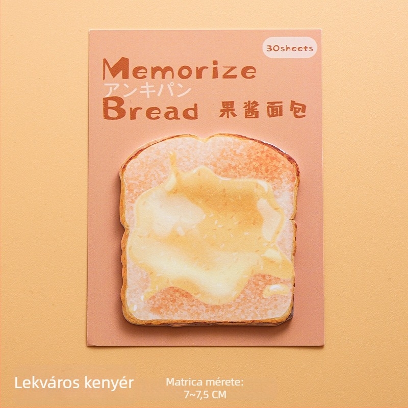 3D Memory Bread sorozat ragasztós jegyzetek, 30 oldal