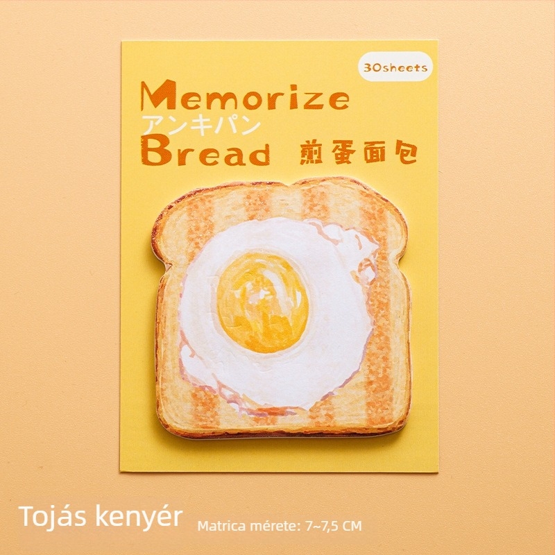 3D Memory Bread sorozat ragasztós jegyzetek, 30 oldal