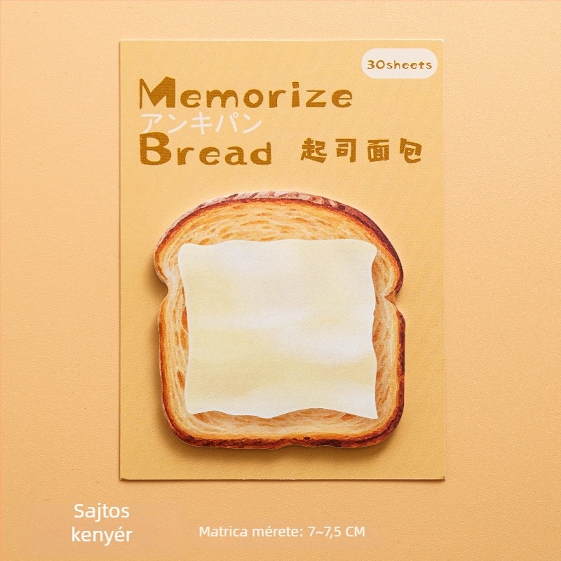 3D Memory Bread sorozat ragasztós jegyzetek, 30 oldal