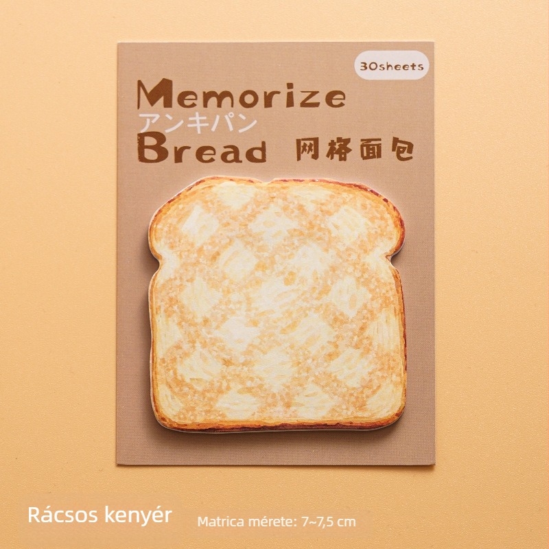 3D Memory Bread sorozat ragasztós jegyzetek, 30 oldal