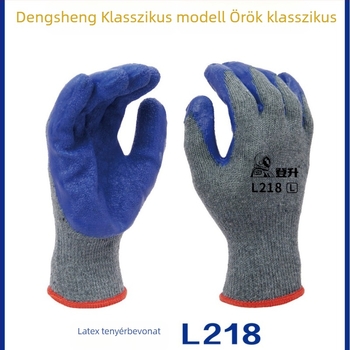 Dengsheng munkavédelmi kesztyűk, gumírozott bevonattal ipari építéshez, teljes színválaszték