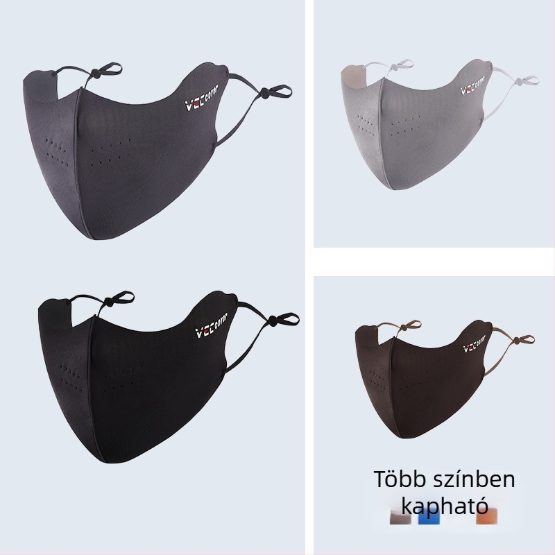 Téli fleece-belelt maszk kerékpározáshoz kültéren, vastag, szél- és párásodás elleni, légáteresztő 3D dizájn szemvédővel.
