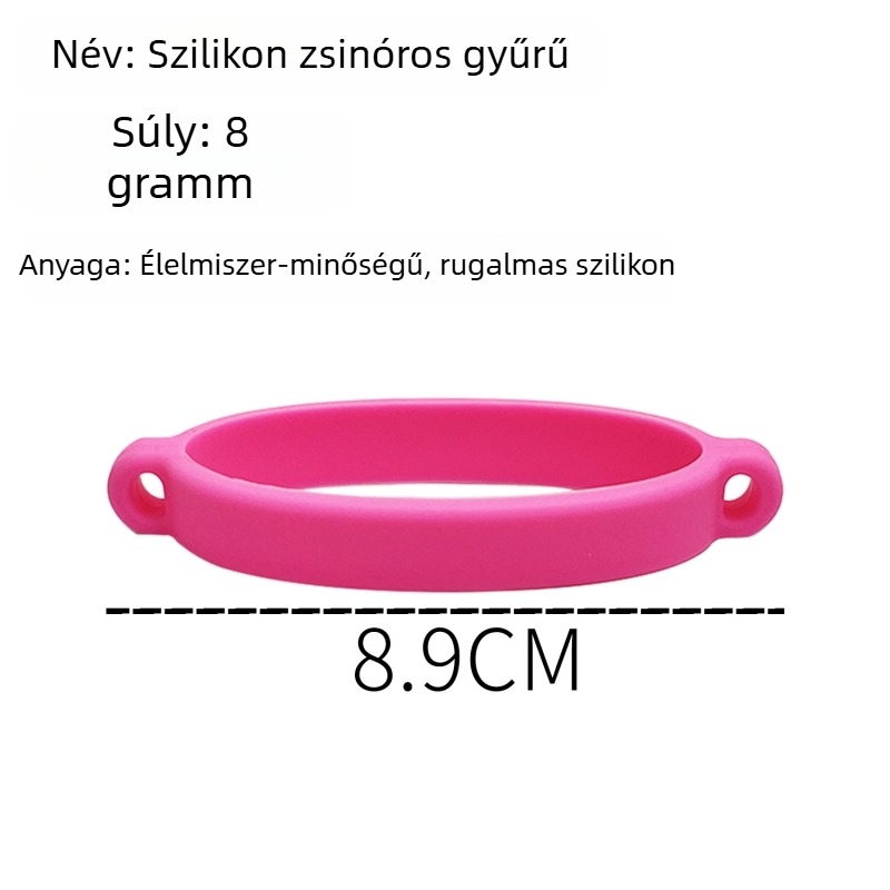 Kézzel szőtt emelőzsinór víz pohárhoz 8–40 oz-ig, élelmiszer-minőségű szilikon gyűrű, hordozható sportos poháröv