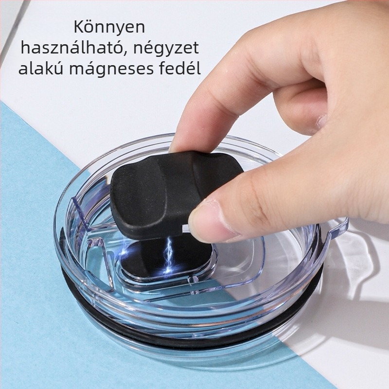 20oz/30oz mágneses pohárfedő vastagított szilikontömítéssel