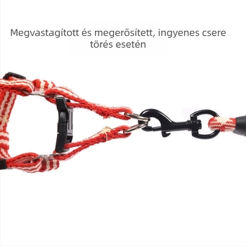 Új kisállat póráz és mellkas-hám, anti-kiszökés, kis- és közepes testű kutyáknak